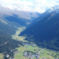 Davos. Weitblick von den Alpen.2017